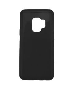 Cover for Samsung Galaxy S9 in Black Glossy TPU silicone MOB626 