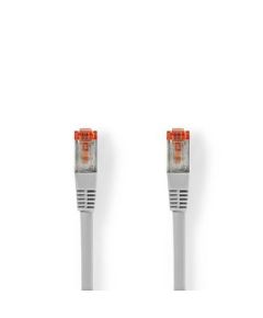 Network cable Cat 6 F / UTP RJ45 (8P8C) male 25cm Gray ND2625 Nedis
