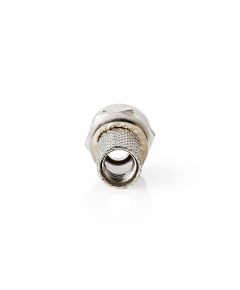 Male F Connector For 7,4mm Coaxial Cables | Zinc alloy | Silver | 25 pcs. ND5044 Nedis