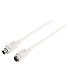Cable PS / 2 male - PS / 2 female 3m Ivory ND5784 Valueline