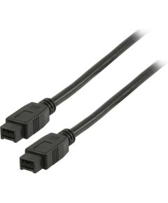 2m black 9-pin firewire cable ND5852 Valueline