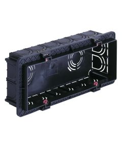 6-module black flush-mounting junction box EL2244 