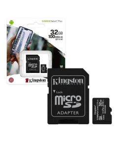 Tarjeta de memoria microSD Kingston de 32 GB con adaptador WB257 