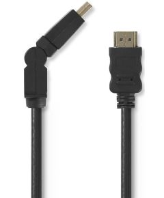 High Speed ??HDMIâ ¢ Male Cable with Ethernet Black 1.5m swivel HDMI connector WB1680 Nedis
