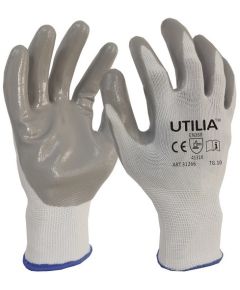 Utilia size 10 nitrile / nylon work gloves WB401 Utilia