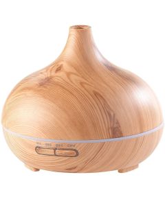 Wood effect ultrasonic aroma diffuser with remote control 550ml WB2162 