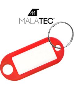 Keychain with label in various colors, 100-piece pack WB679 