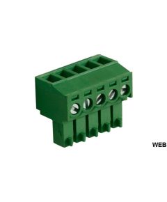Female Connector, 5 Poles, 3.81mm Pitch, 8A, 1.31mm², Straight ND4530 RND Components