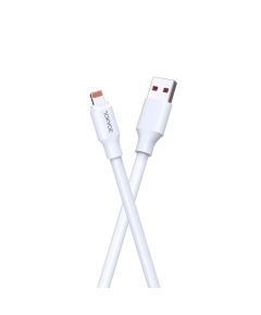 White 1m 6A 120W USB Lightning charging and sync cable N025 Jokade