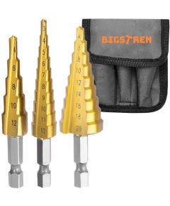 3 piece conical drill bit set WB1648 