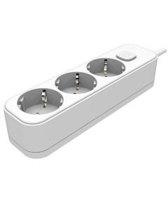 Schuko power strip with 3-place switch EL267 Vito
