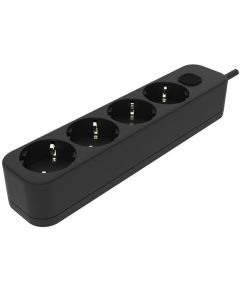 Schuko power strip with 4-place switch EL269 Vito