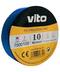 Insulating tape 15mm 10m blue EL416 Vito