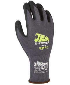 Flex gray work gloves size 9 U-Power WB1520 U-power