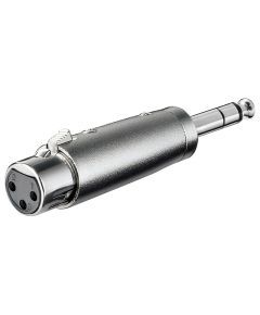 XLR Female Cannon to Audio Adapter 6.35mm Male Stereo Q990 