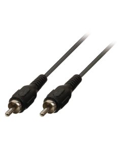 Cable de audio RCA macho - RCA macho 1.00 m negro CA860 Valueline