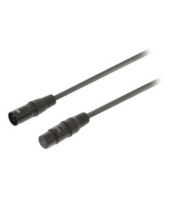 Digital Cable XLR XLR 5 Pin Male - 5 Pin XLR Female 0.50 m Dark Gray SX415 Sweex