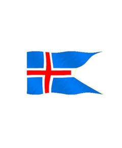 Drapeau de la marine d'Islande 200x356cm FLAG030 