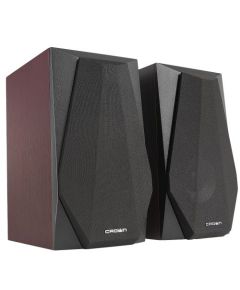 Crown Micro Wood 2.0 24W Audio System PC Speakers CMS-241 Crown Micro