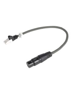 Digital Cable XLR XLR 3p (F) - RJ45 plug / s 0.30 m Dark Gray SX155 Sweex