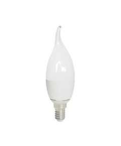 Lampada LED 4W attacco E14 candela fiamma - luce calda 5634 Shanyao
