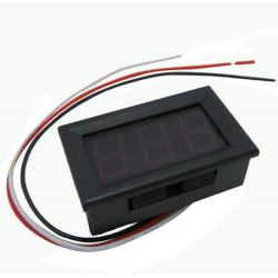 Voltmetro con display per presa accendisigari 12-24V