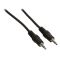 Male 3.5 mm stereo audio cable 1.50m black ND9530 Valueline