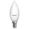 Lampada LED C37 5W attacco E14 candela - luce calda - SERIE LUNA 5128 Shanyao